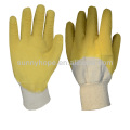 Interlock liner with latex gloves